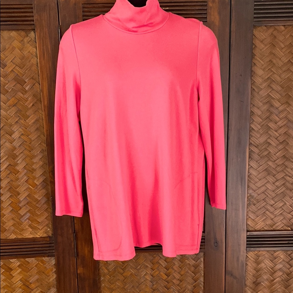 Jones New York -  Coral long sleeve Mock neck